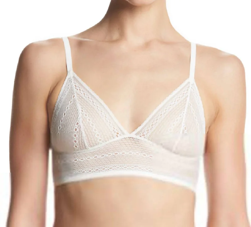 Standard Ombre Triangle Bra In Ivory