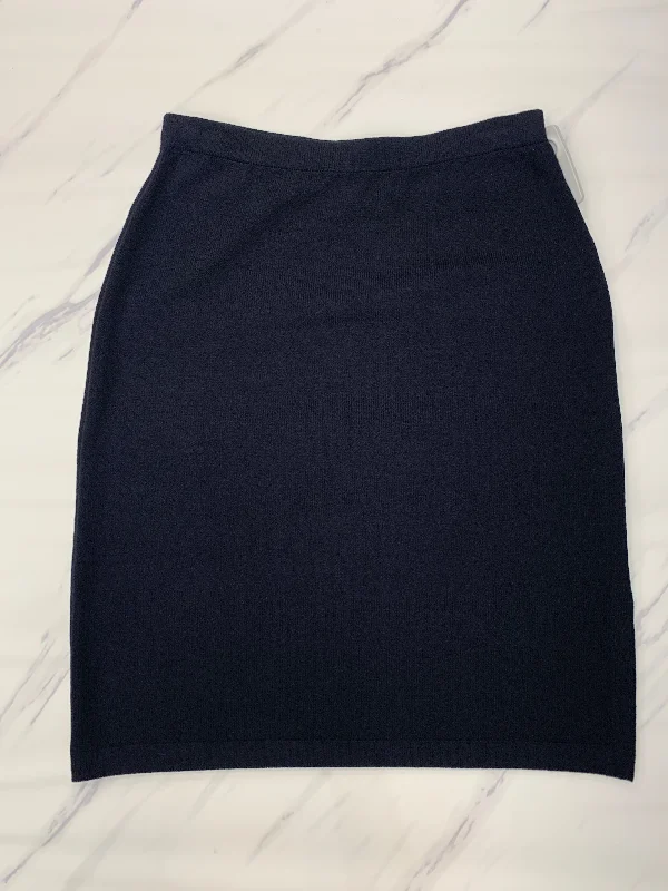 Black Skirt Designer St John Knits, Size 16